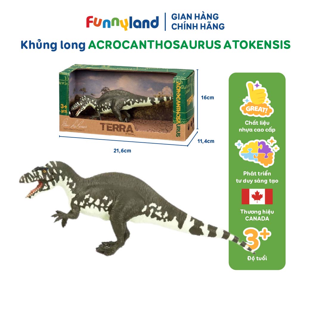 Đồ chơi mô hình động vật Khủng long ACROCANTHOSAURUS ATOKENSIS