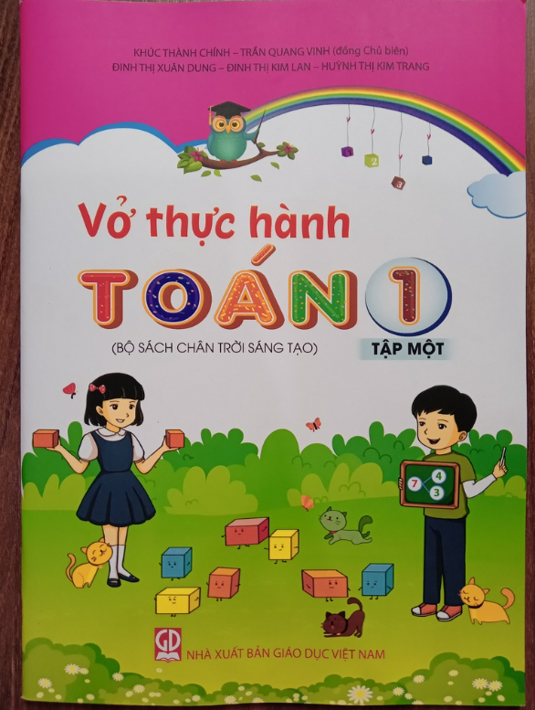 Sách - Vở Thực Hành Toán Lớp 1 - Tập 1 (Bộ Sách Chân Trời Sáng Tạo)