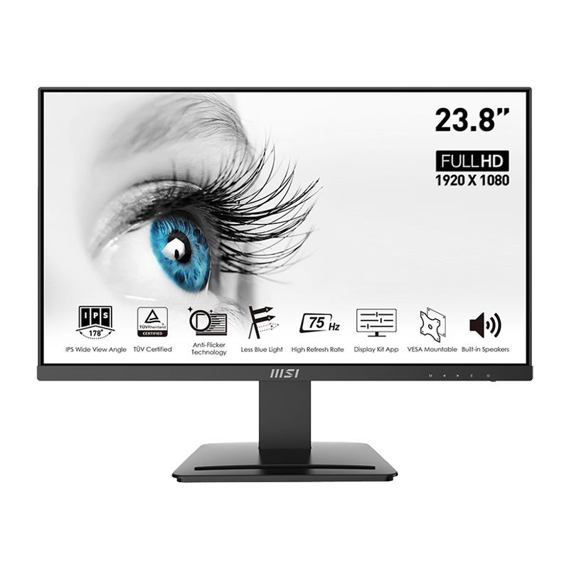 Màn hình MSI Pro MP243 (23.8″/ IPS/ FullHD/ 75Hz/ 5ms/ 99% sRGB) - Hàng Chính Hãng