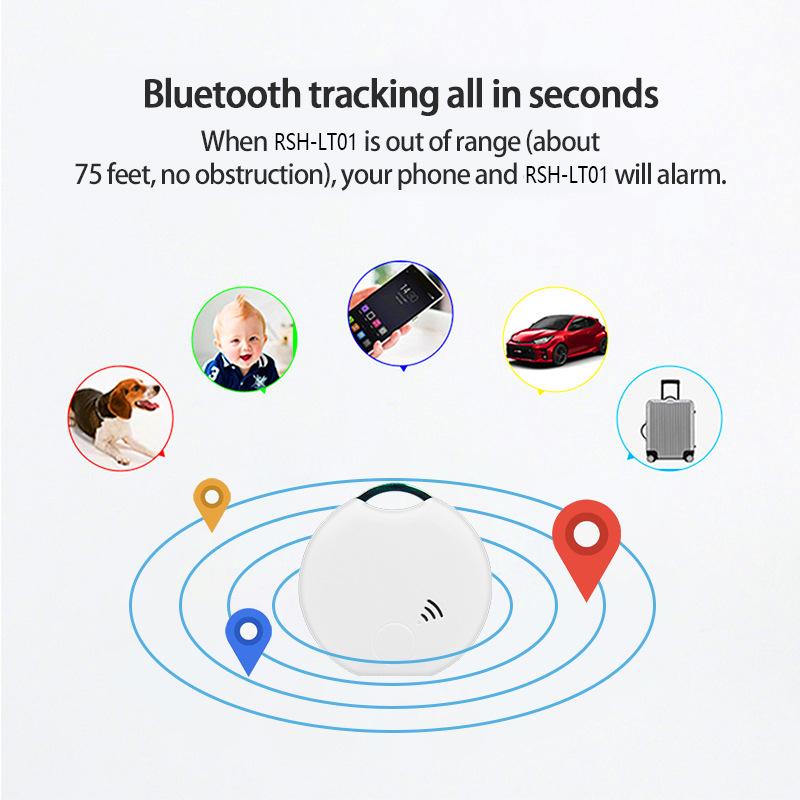 Tuya Thông Minh Bluetooth4.2 Mini Theo Dõi Gps Thông Minh Không Dây Theo Dõi Chống Mất Theo Dõi Thiết Bị Tìm Chìa Khóa Trẻ Em Túi Ví Tìm GPS kỷ Lục