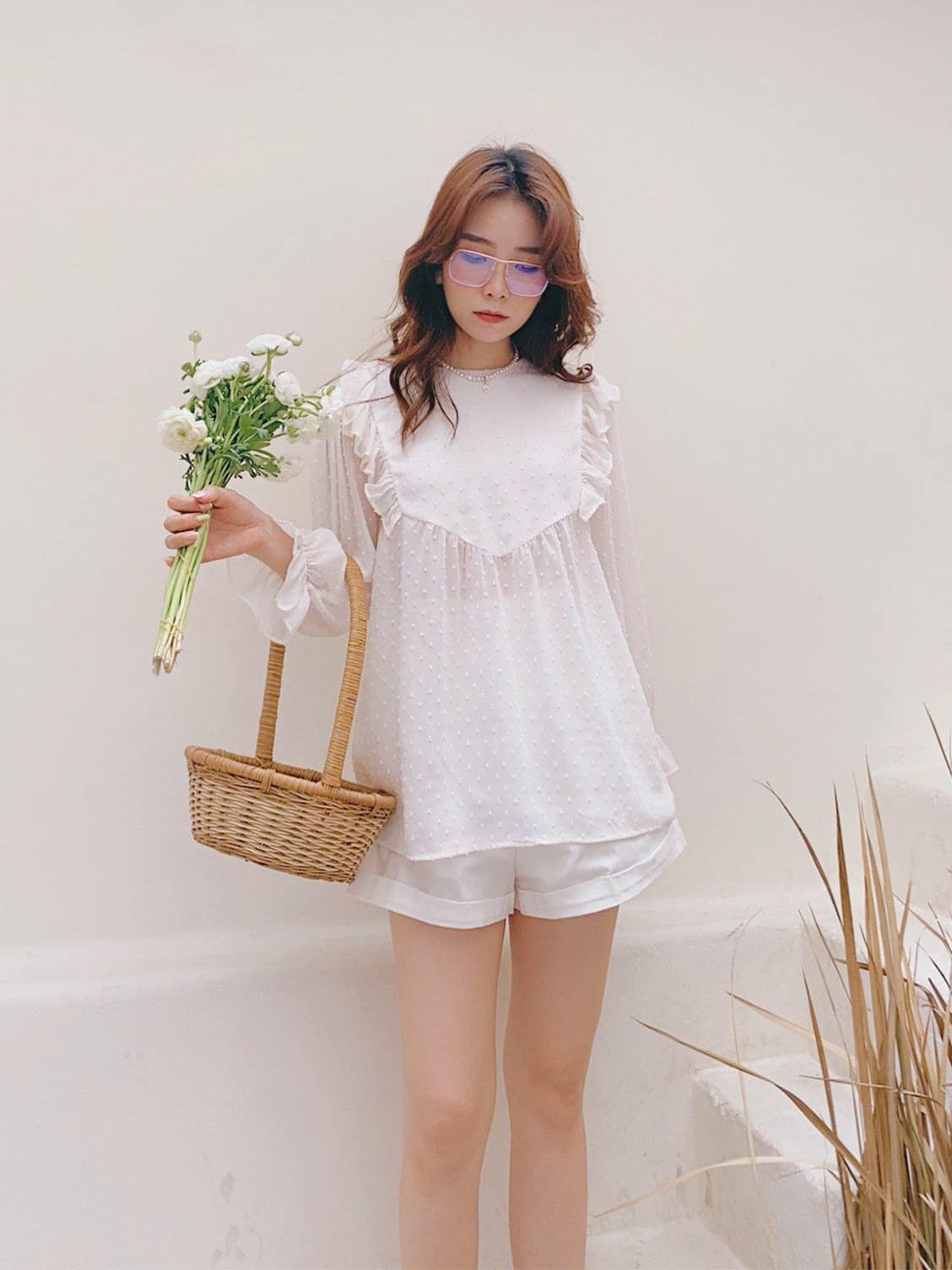 Hình ảnh Áo trắng baby Tusca blouse Gem Clothing SP060434