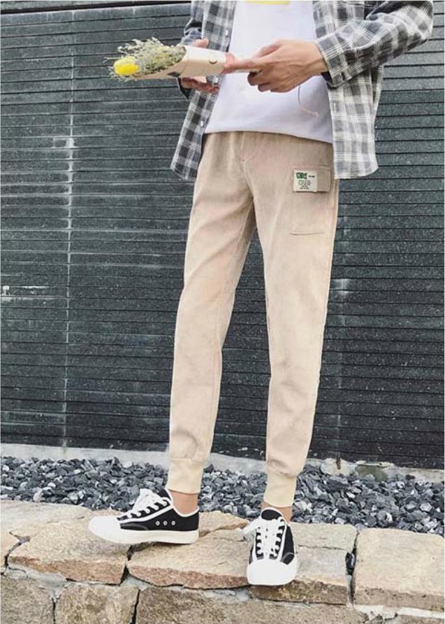 Quần dài jogger túi hộp Mã: ND1148 - KEM