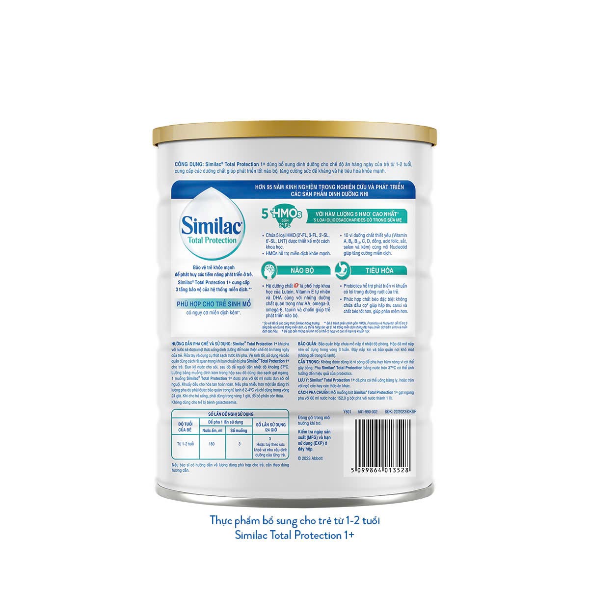 Sản phẩm dinh dưỡng công thức cho trẻ 1-2 tuổi Similac Total Protection 1+ 800g