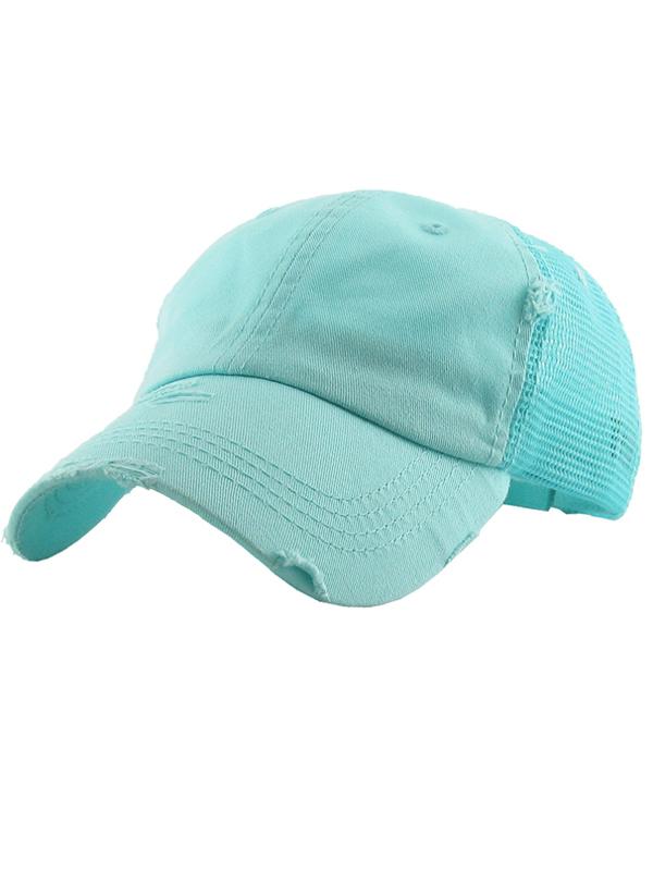 Nón Lưỡi Trai Nữ KBETHOS Ponytail Mesh Trucker Baseball Cap