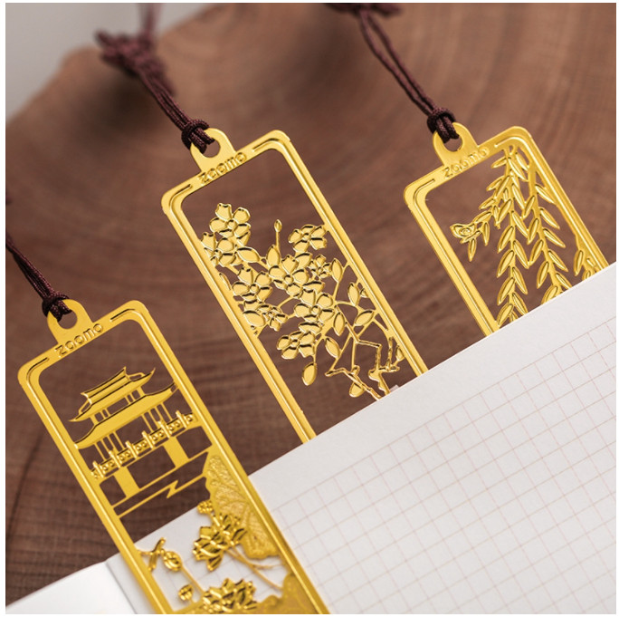 Bookmark Đánh Dấu Sách Phong Cách Trung Hoa - 8cmx2.3cm - Giao Mẫu Ngẫu Nhiên