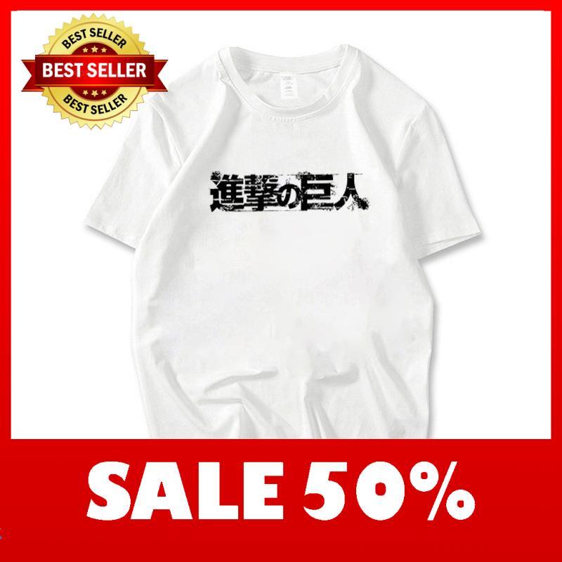 (SALE HOT) Áo Thun Tay Ngắn In Hình Anime Attack On Titan