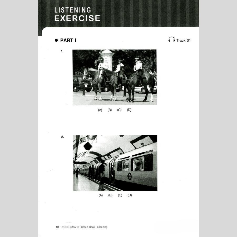 Sách Toeic Smart Green Listening Texbook