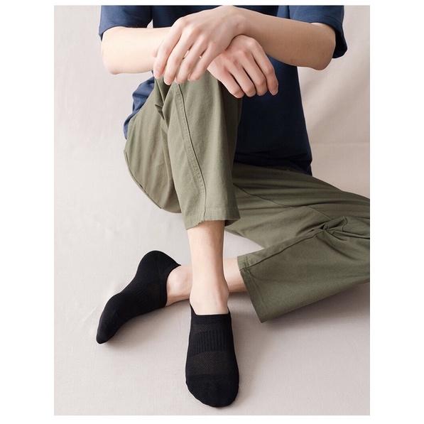 Combo 7 Đôi Tất vớ lười mắt cá chân nam nữ Cotton Cao Cấp co giãn kháng khuẩn , khử mùi , thoáng khí , không bai nhão
