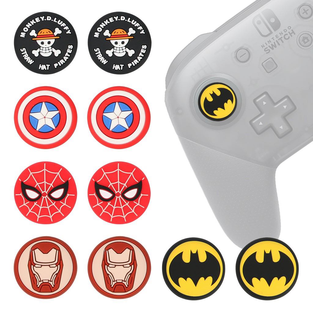 Set 2 núm bọc cho tay Nintendo switch pro controller giao mầu ngẫu nhiên