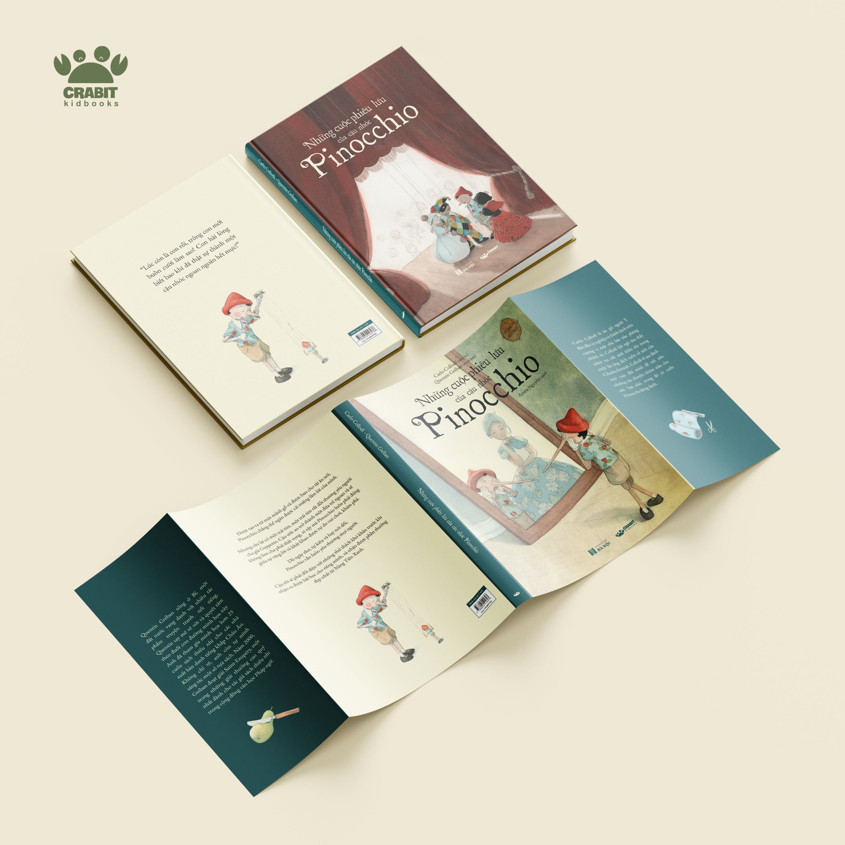Sách - Pinocchio - Crabit Kidbooks