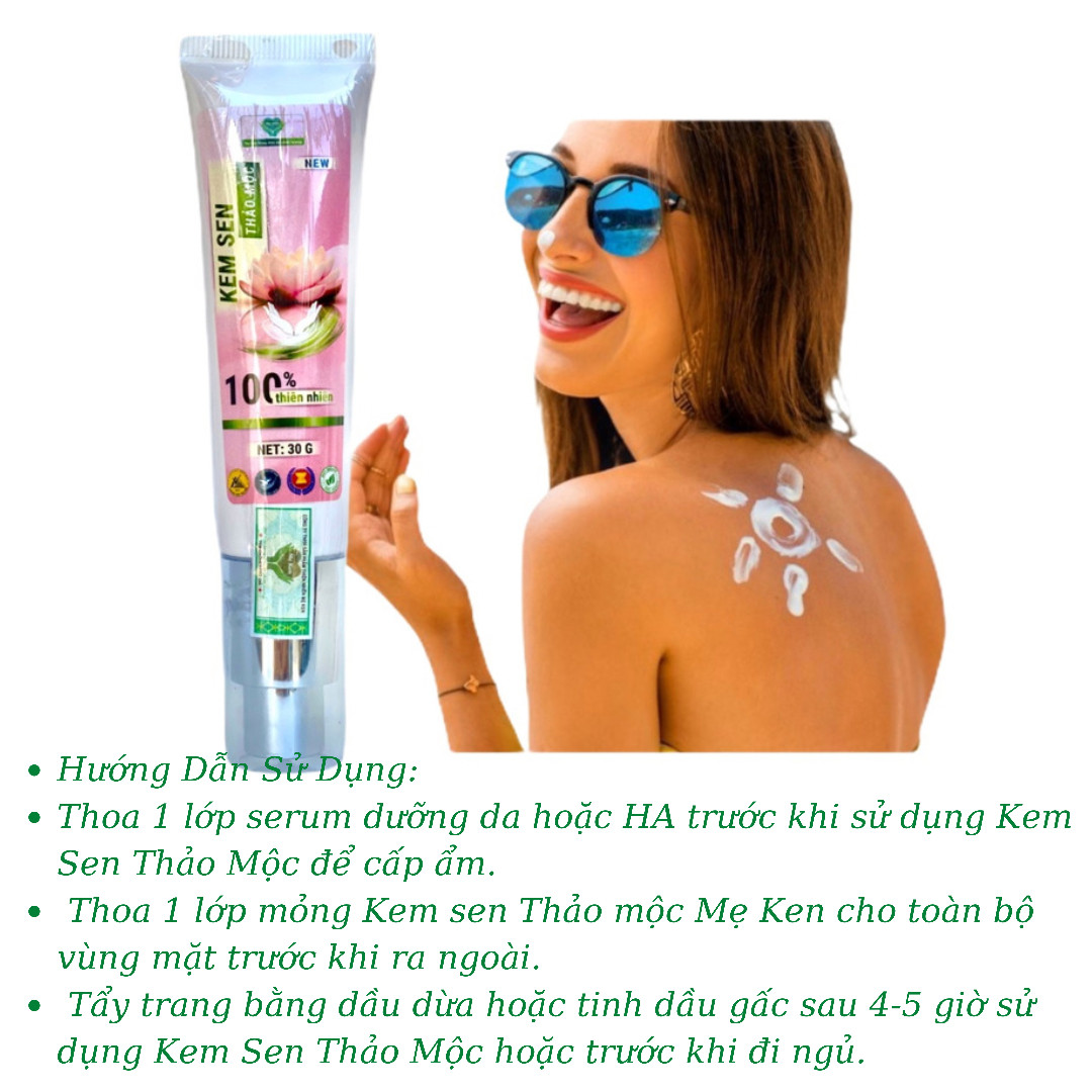 Kem sen thảo mộc MẸ KEN (30ml) kem chống nắng SPF45, PA+++