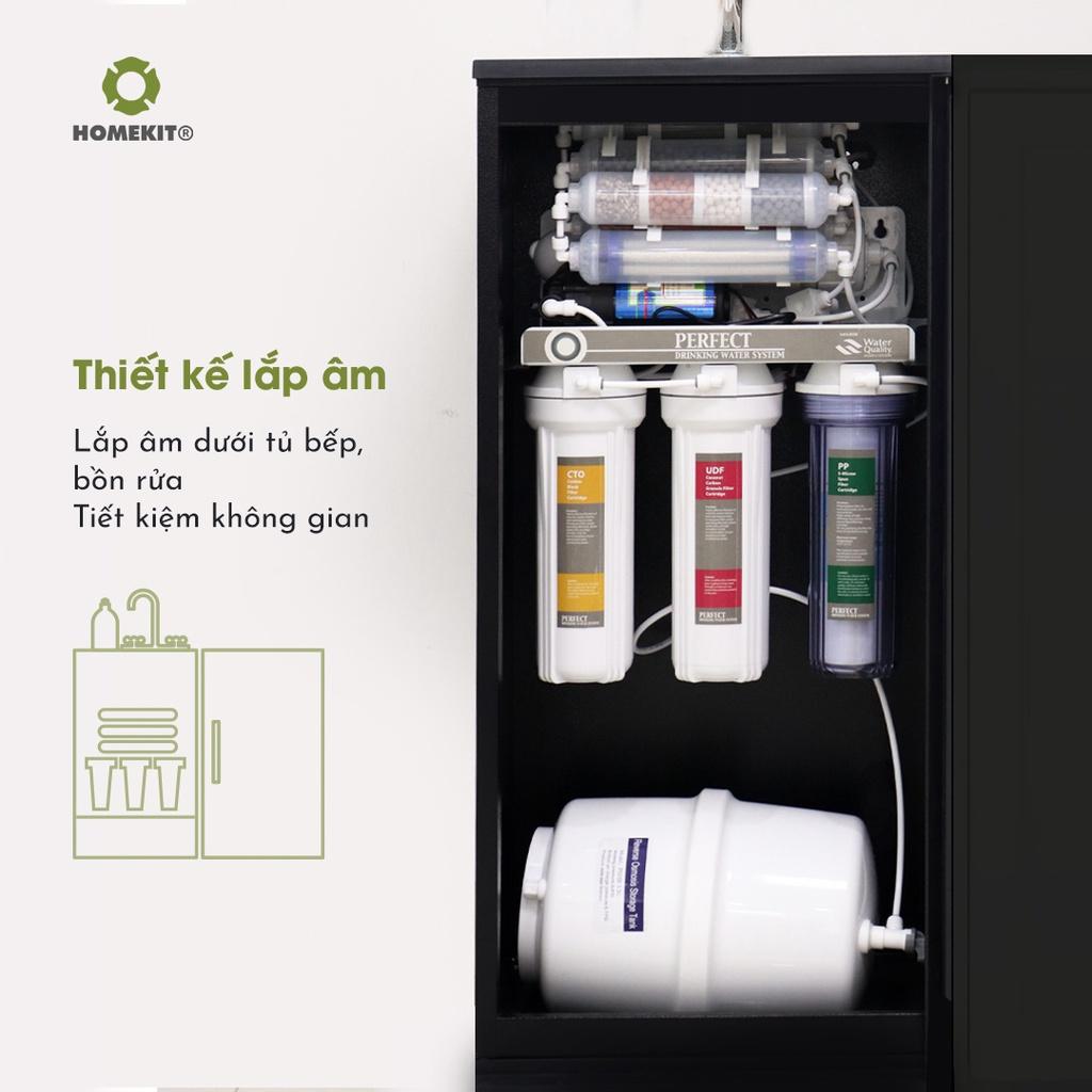 Máy lọc nước tinh khiết RO 10 lõi để lắp âm HOMEKIT WP-155 bổ sung khoáng - lắp đặt tận nhà, bảo hành 12 tháng - Hàng chính hãng