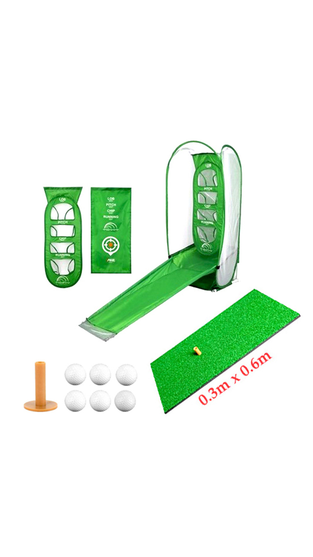 Bộ Lồng chip golf + Thảm Tập 0.3x0.6m + tặng kèm 06 bóng tập và Tee