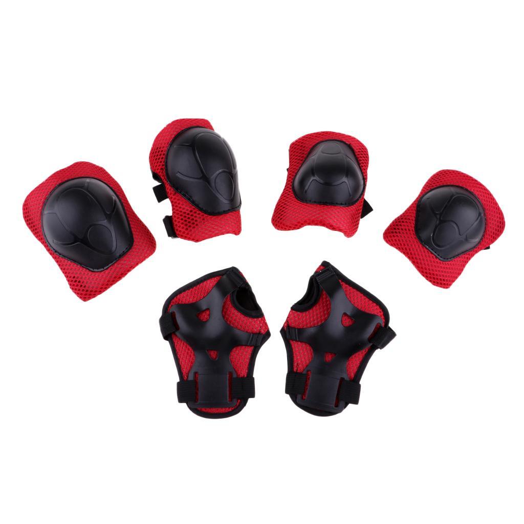 7 pieces Junior Roller Skating Skateboard Helmet Knee Wrist Guard Elbow Pad