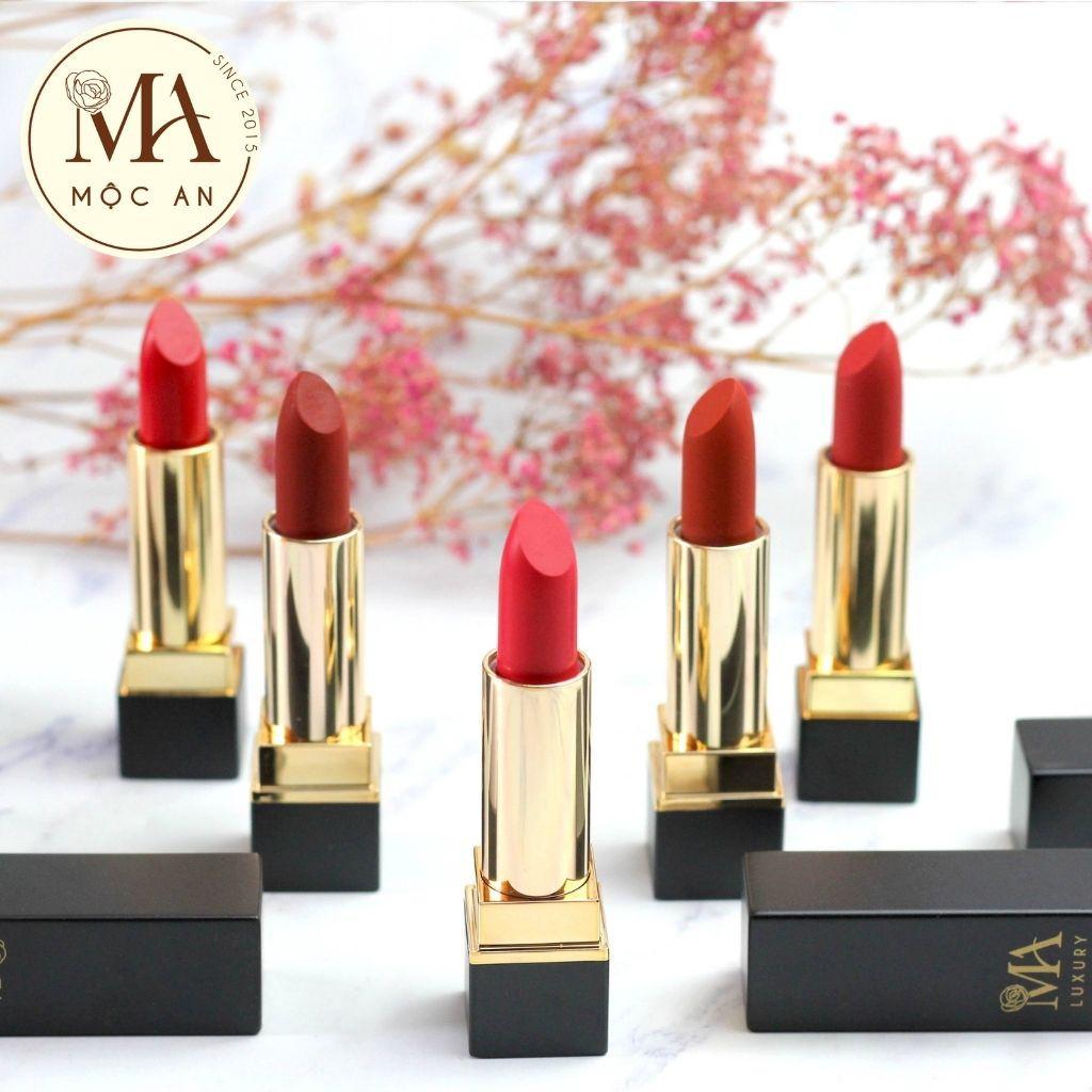 Combo Môi Xinh Pretty Lipstick Mộc An 3 Sản Phẩm Chăm Sóc Đôi Môi Mềm Mịn, Căng Hồng