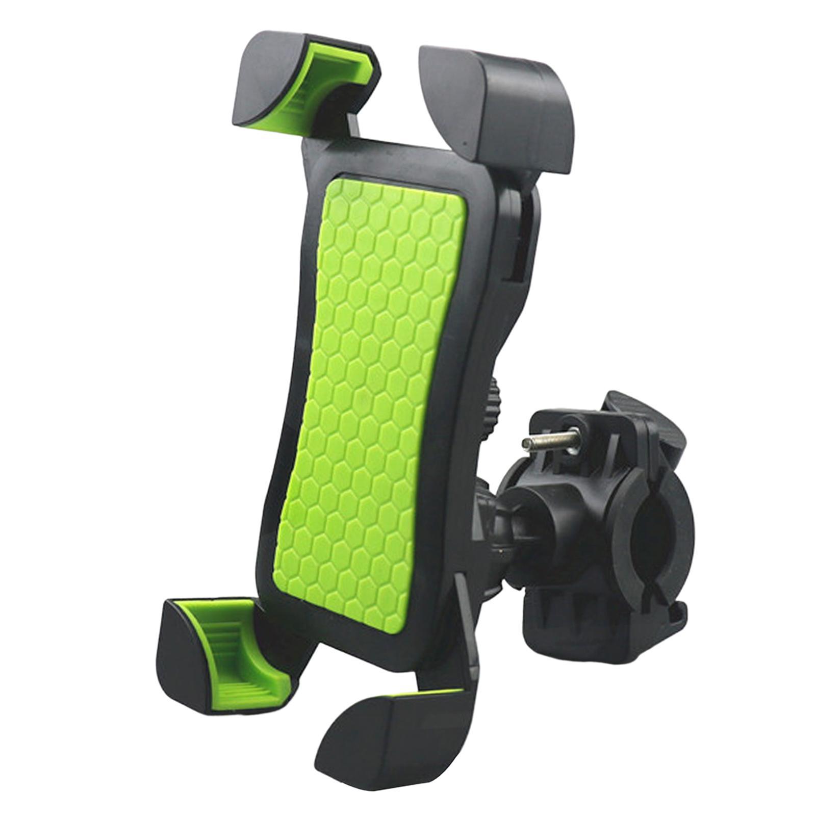 Motorcycle Handlebar Phone Mount Holder Green