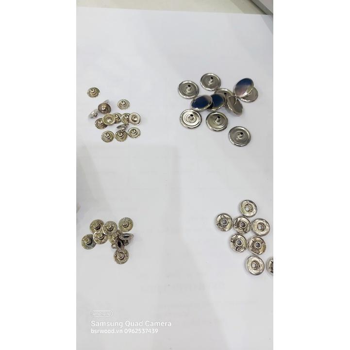 Nút bấm 4 thành phần  Cúc bấm áo khoác Loại 20mm Bằng thau không gỉ Phụ liệu may mặc