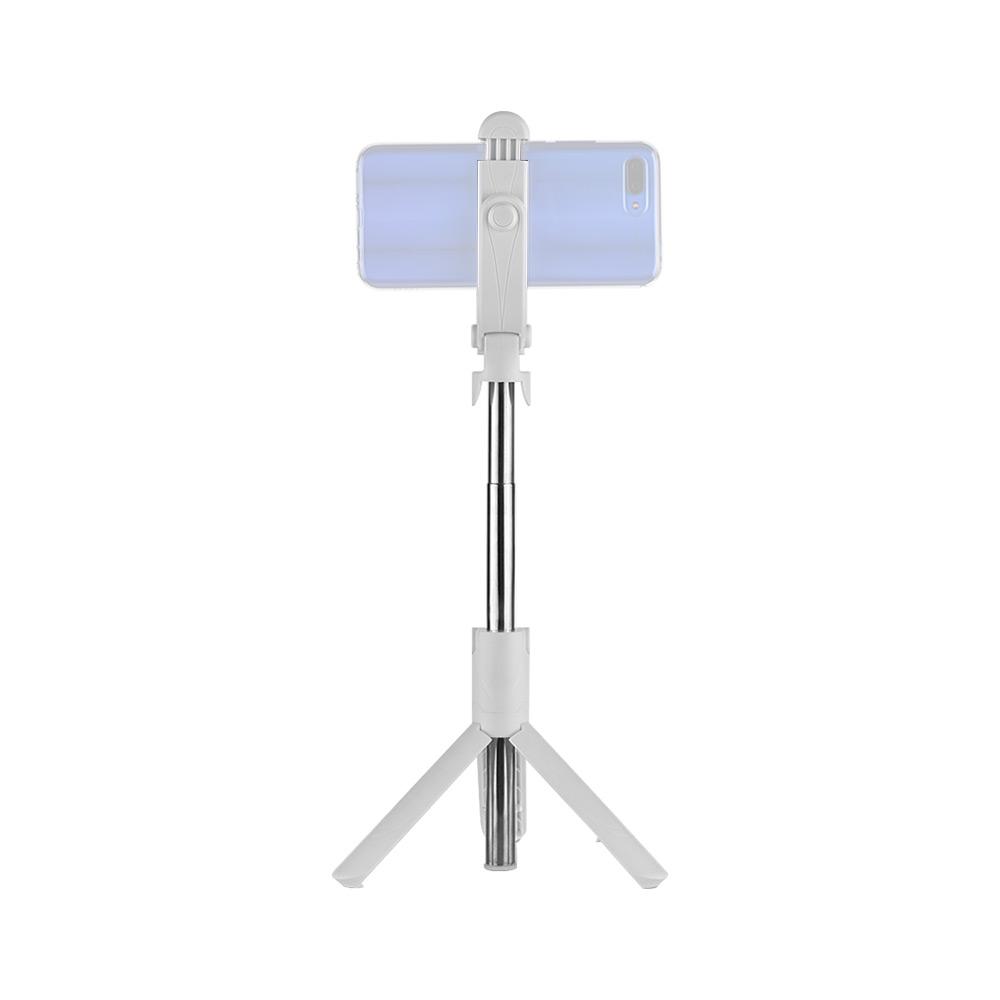 5-Section Extendable Selfie Stick Integrated Universal Phone Holder Tabletop Tripod with BT Remote Controller 10m
