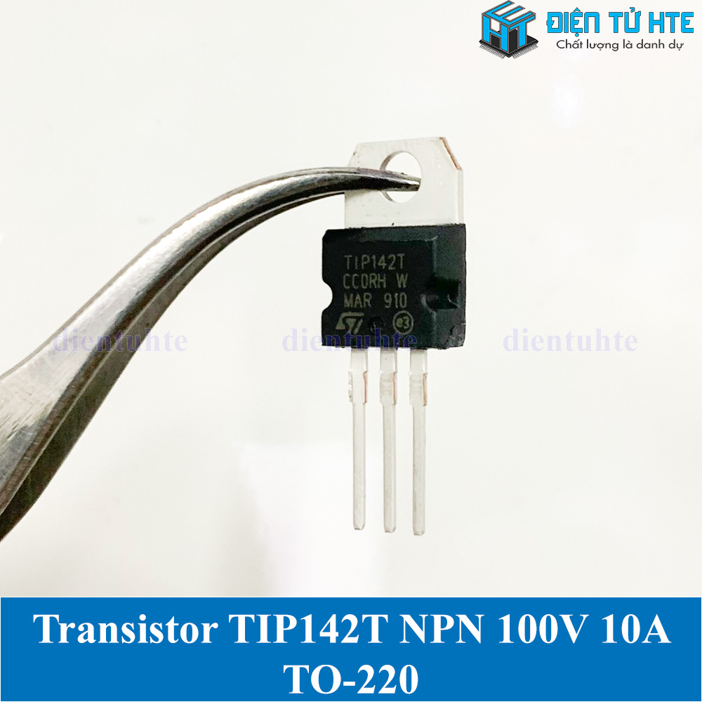 Bộ 2 con Transistor công suất TIP142 TIP142T NPN 100V 10A TO-220