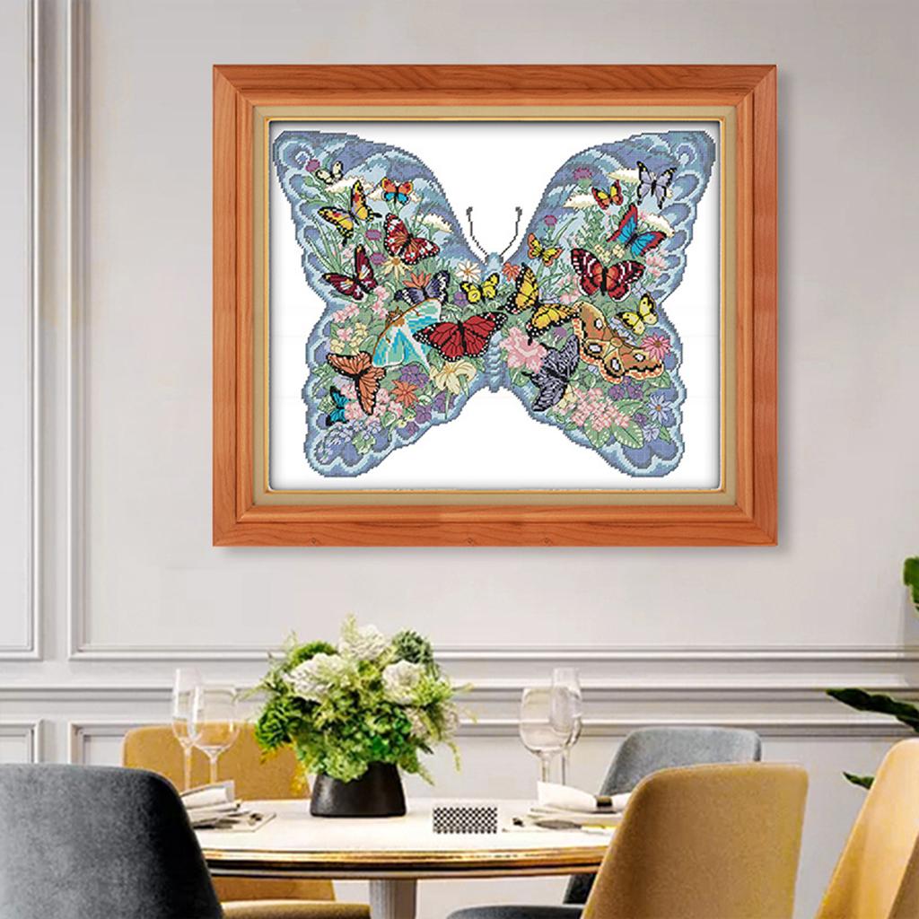 Cross Stitch Kit Embroidery Design Embroidery Pattern Preprinted Embroidery, Incl. English Manual For Children \u0026 Adults