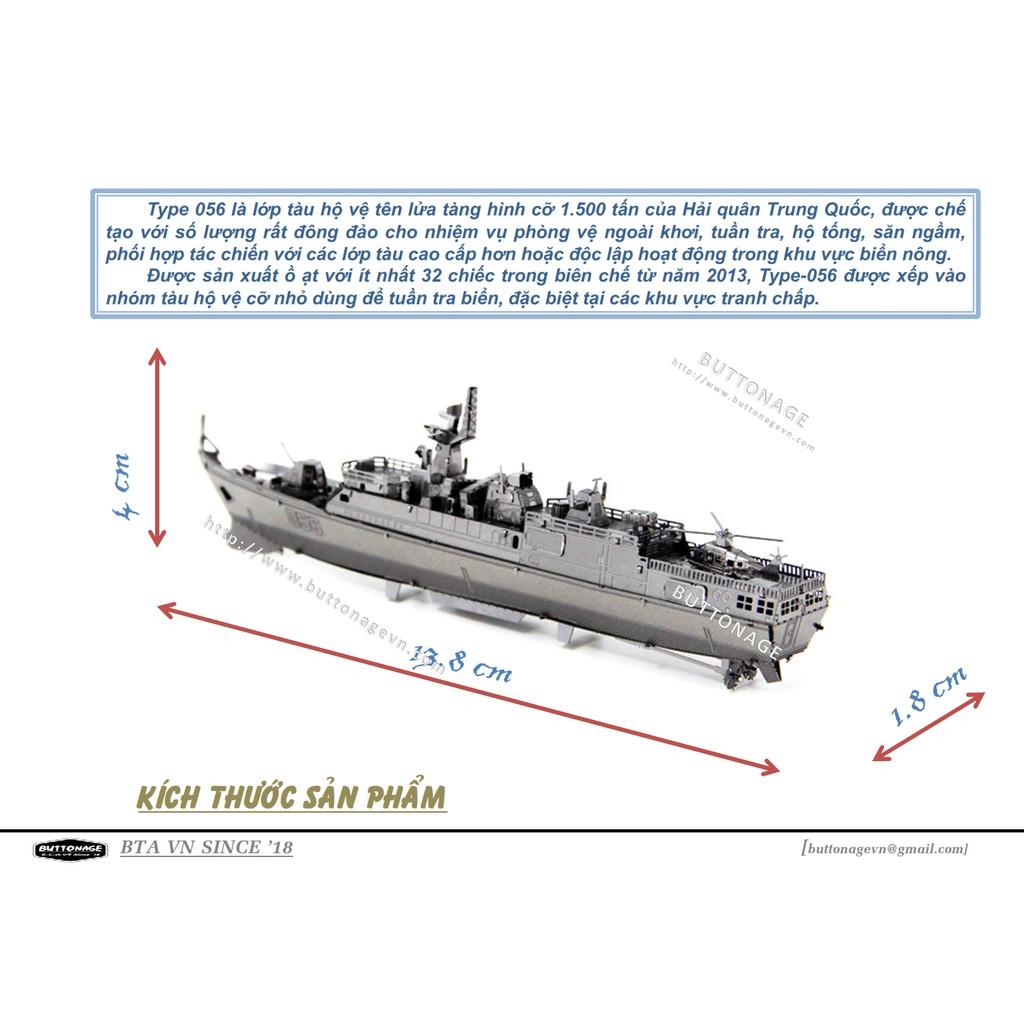 Mô Hình Lắp Ráp 3d Tàu khu trục tàng hình lớp Type 056