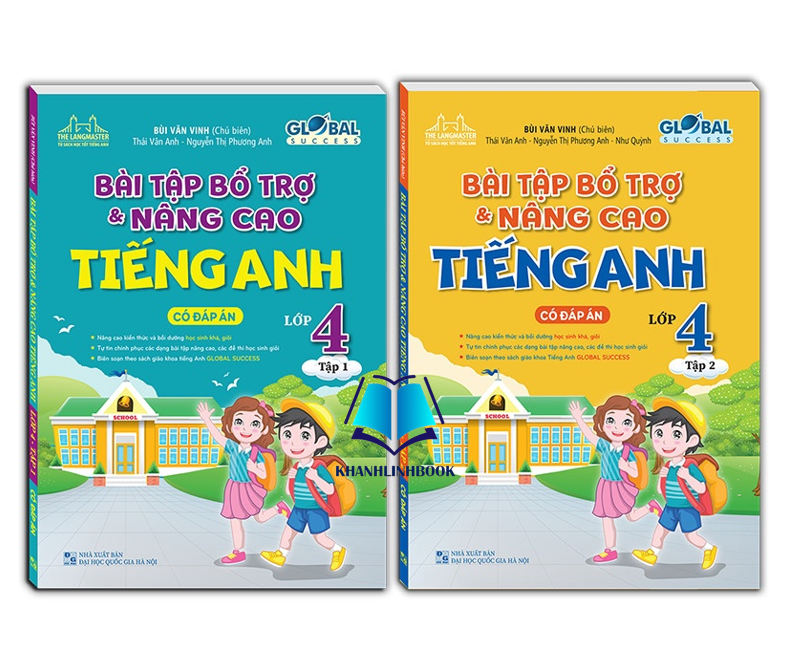 Sách - Combo 2c - GLOBAL SUCCESS - Bài tập bổ trợ và nâng cao tiếng anh lớp 4