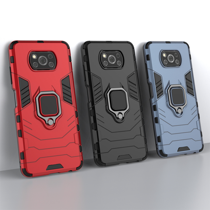 Ốp lưng cho Xiaomi Poco X3 NFC iRON - MAN IRING Nhựa PC cứng viền dẻo chống sốc