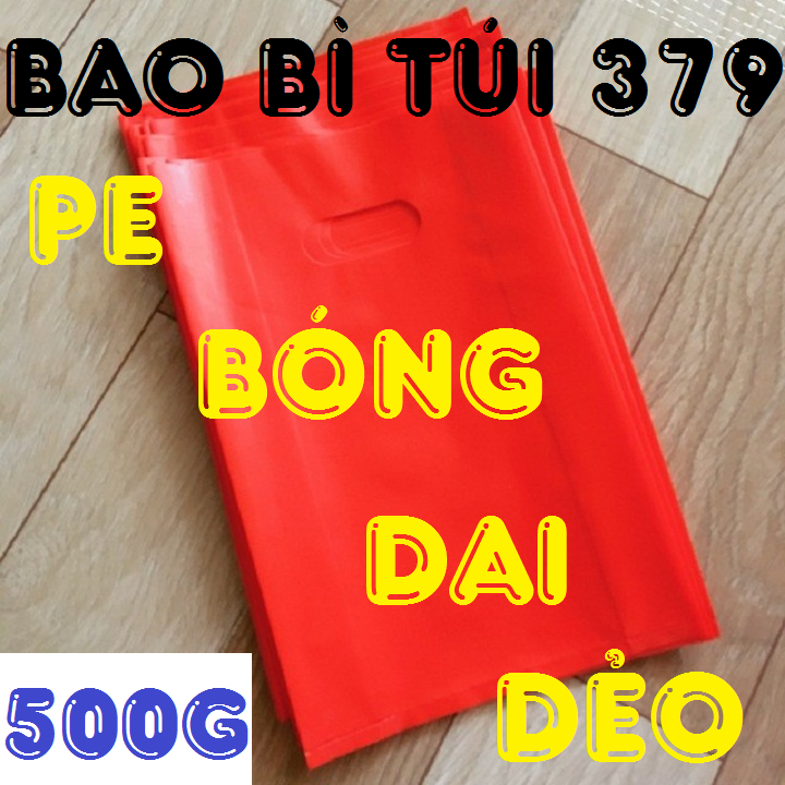 500G Túi Xốp Nilon PE Màu Bóng Đẻo Dai, Đựng mỹ phẩm, Quần áo, Đủ Size lựa chọn