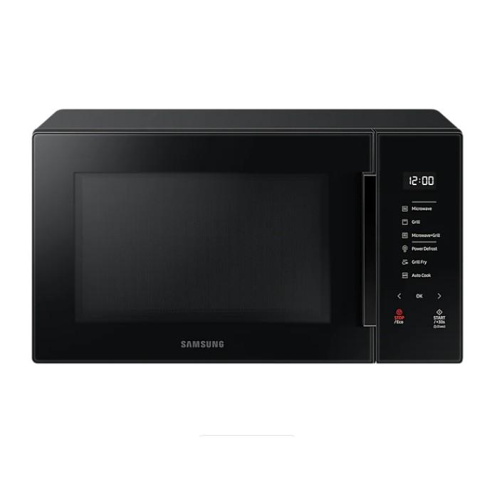 Lò vi sóng tráng men Samsung Công nghệ chiên nướng Grill Fry Dung tích 30 L Màu Đen MG30T5018CK - Hàng chính hãng