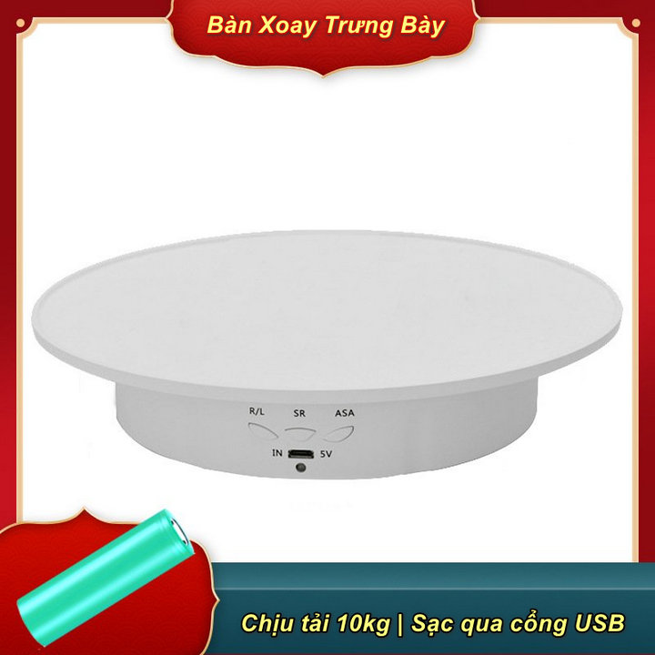 Bàn Xoay Trưng Bày Sản Phẩm Hai Chiều 20cm 10kg