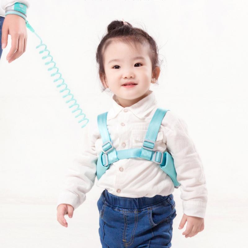 Bé Dây Đi Bộ Dây Dắt Trẻ Chống Lạc Cổ Tay Liên Kết An Toàn Lực Kéo Dây Ba Lô Cho Du Lịch Ngoài Trời Cho Bé Trai Gái