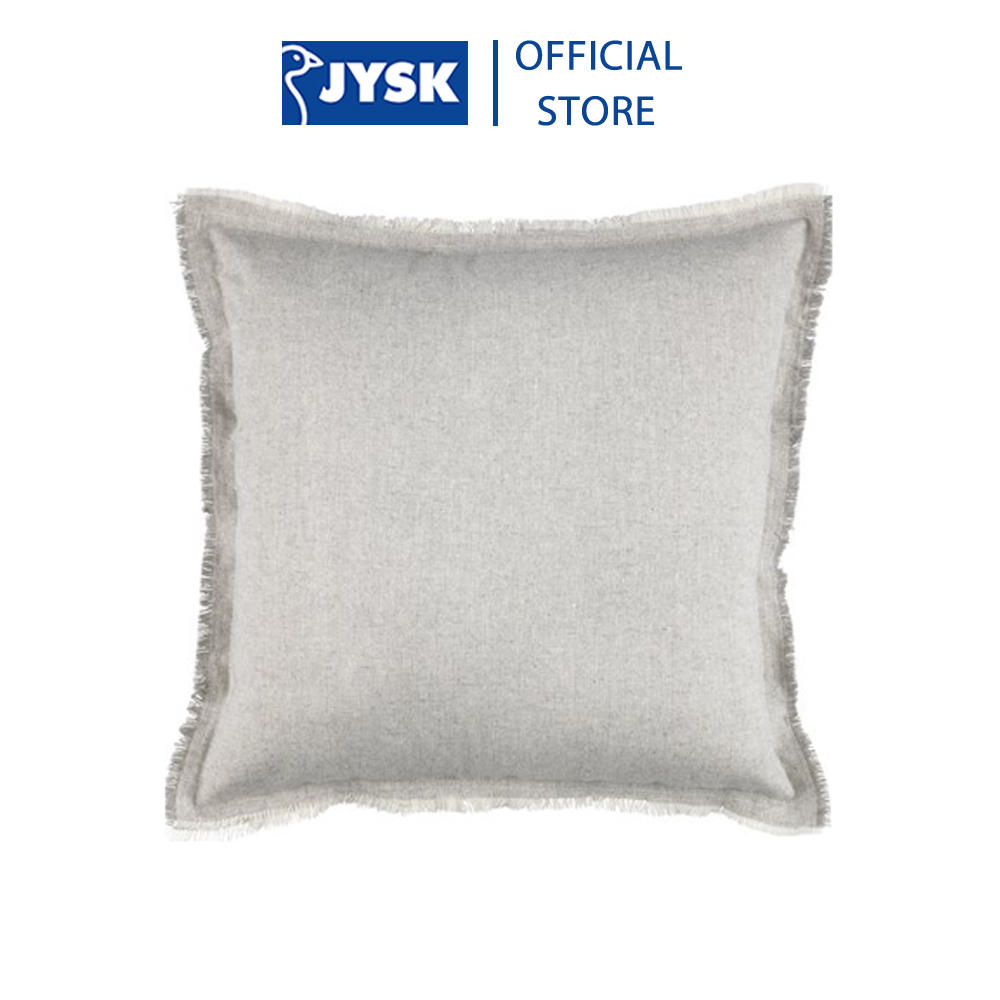 Gối trang trí | JYSK Klokkelyng | polyester | xám | D45xR45cm