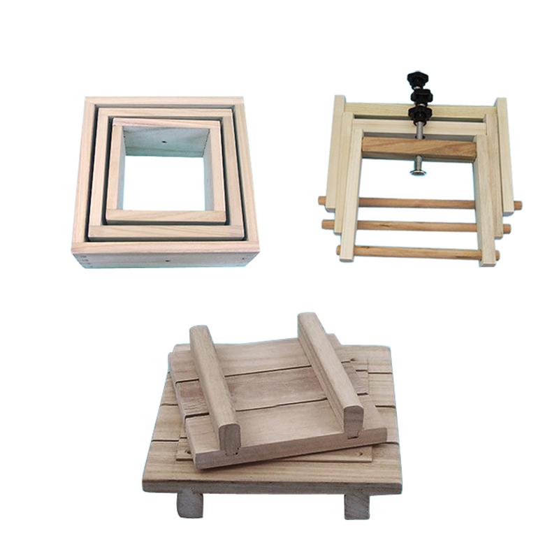 Tự Làm Bằng Gỗ Đậu Phụ Báo Chí Khuôn Mẫu Bộ Tự Chế Phô Mai Đậu Phụ Khuôn Đậu Nành Sữa Đông Đậu Phụ Làm Khuôn Phụ Kiện Nhà Bếp Nấu Ăn Dụng Cụ