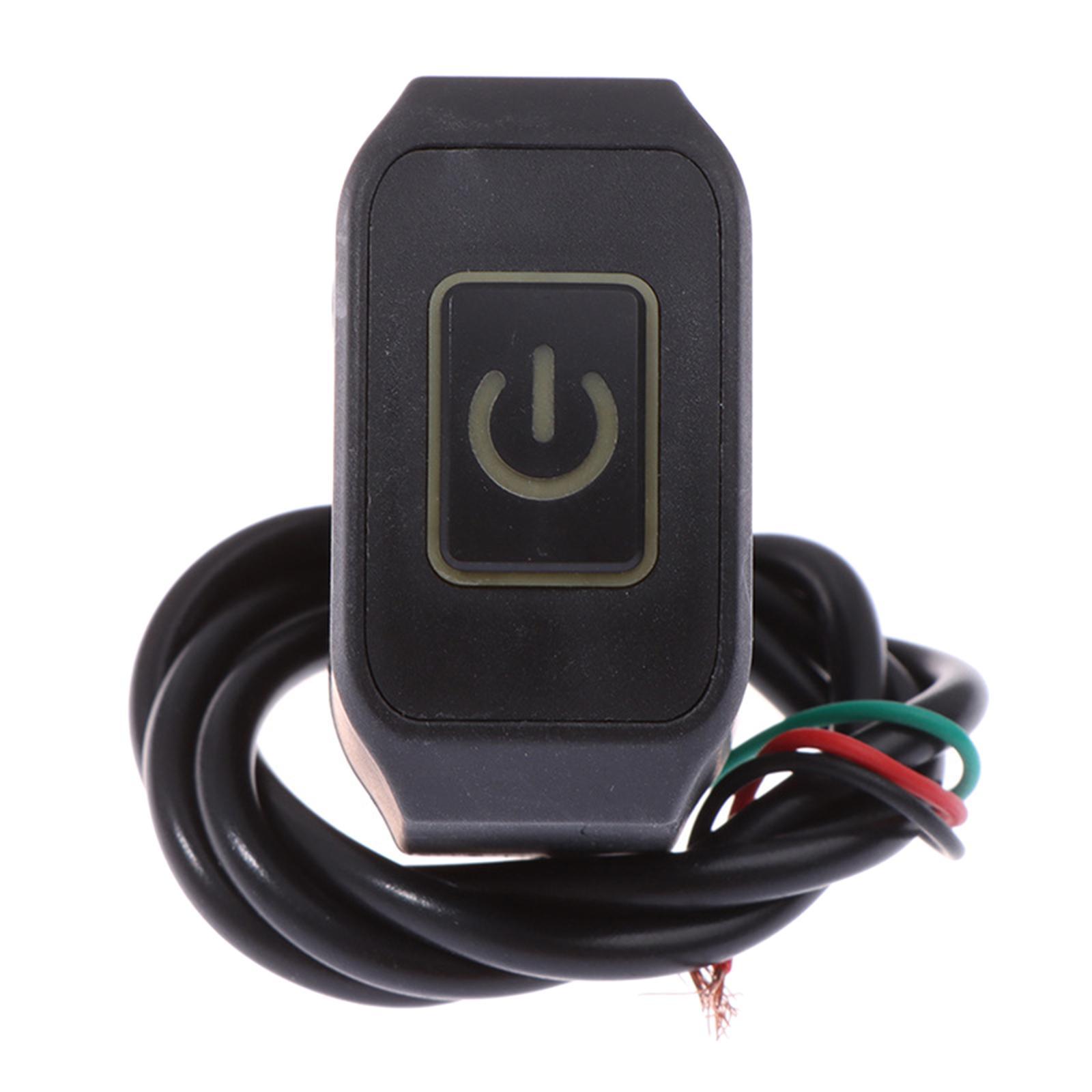 Motorbike Switch Handlebar Mount Modified Red Light