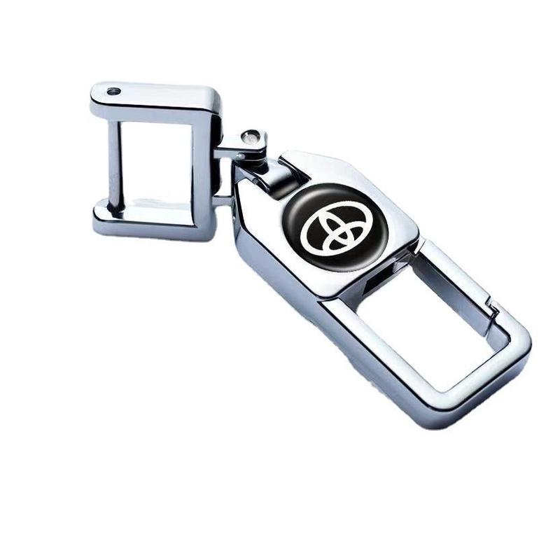 Móc chìa khóa xoay xe oto 360 - Móc xoay các mẫu có gắn logo hãng Huyndai,Kia, Honda, Mec, Mazda, Toyota, Lexus, BMW - Peugeot