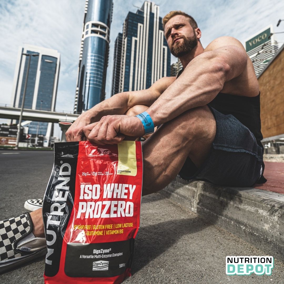 Whey Isolate cao cấp bổ sung đạm protein - Nutrend Whey Protein Isolate Iso Prozero (Túi 500g) - Nutrition Depot Vietnam