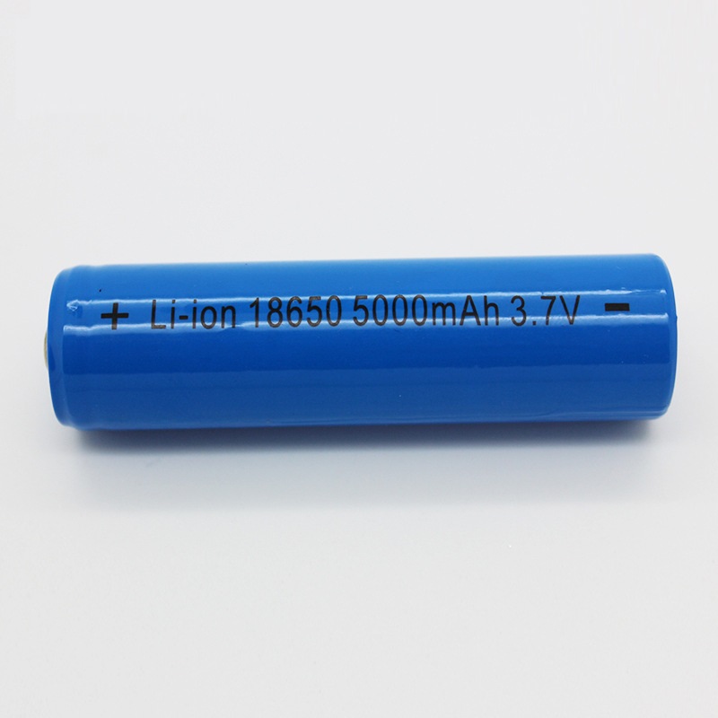 Pin sạc 18650 cao cấp 3.7v - 5000mAh cho sạc dự phòng, đèn pin, đồ chơi - Hàng nhập khẩu