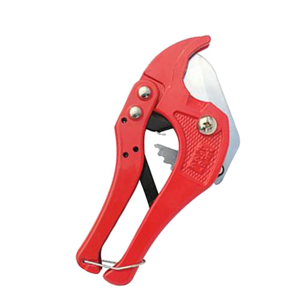 42mm Ratchet PVC Plastic Tube Pipe Cutter Cutting Plier Plumbing Plumber
