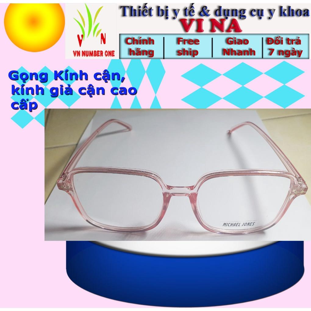 Kính giả cận thời trang cao cấp, Gọng kính cận VN1473 tròng to tròn