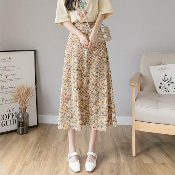 Chân Váy Hoa Nhí Vintage Nhiều Màu Zinti Store CV18