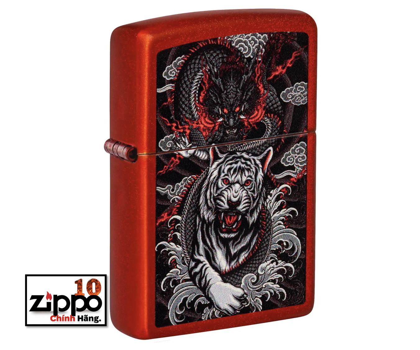 Bật lửa Zippo 48933 Dragon Tiger Design - Chính hãng 100%