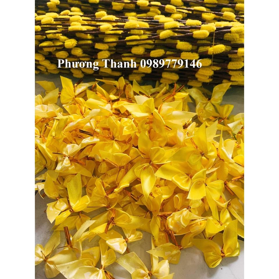 NỤ TẦM XUÂN làm sẵn bằng kẽm nhung,