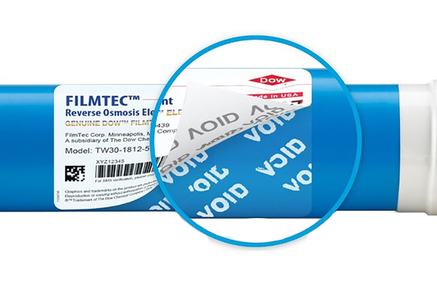 Lõi số 4 Màng RO Dow Filmtec 50HR nhập  khẩu Mỹ