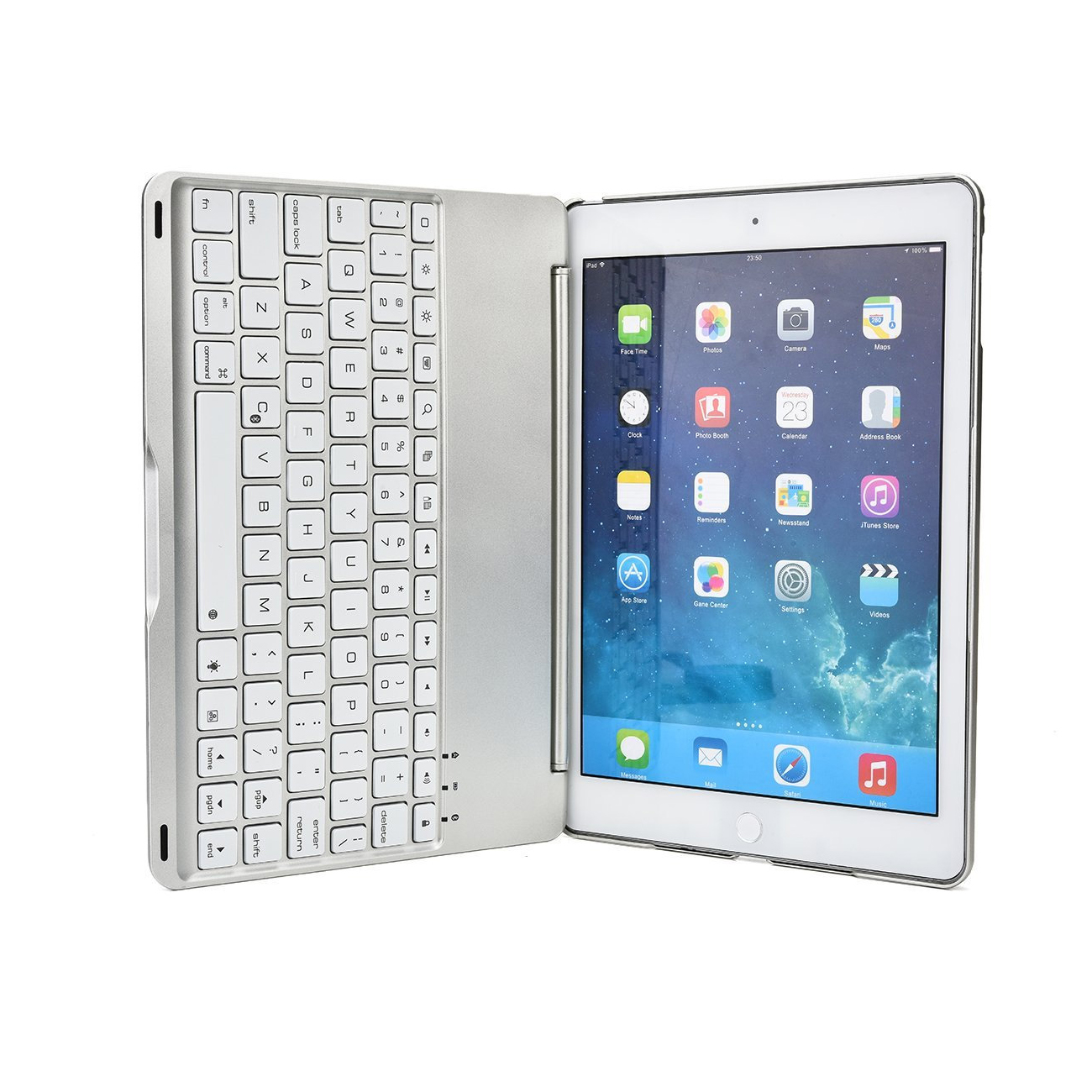 Bàn phím Bluetooth F8S cho iPad Mini 123 - 7 màu đèn cho bàn phím