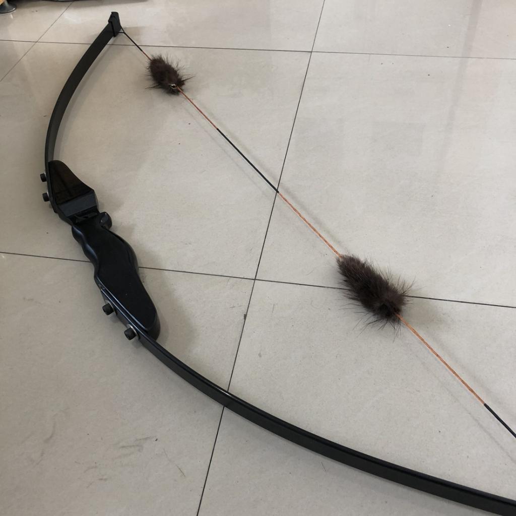Archery Bow String Silencers Artificial Beaver Hair for Reducing Vibration