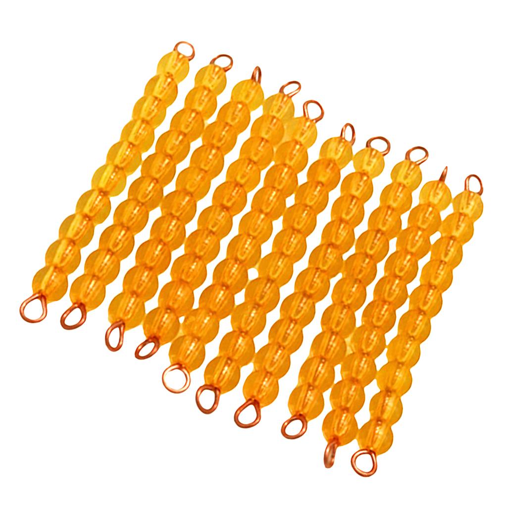 Kids Toddlers 1-10 Beads Bar Math Learning Counting Educational Training Toy