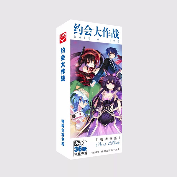 Hộp ảnh Bookmark Date a live 36 tấm thiết kế thông minh độc đáo