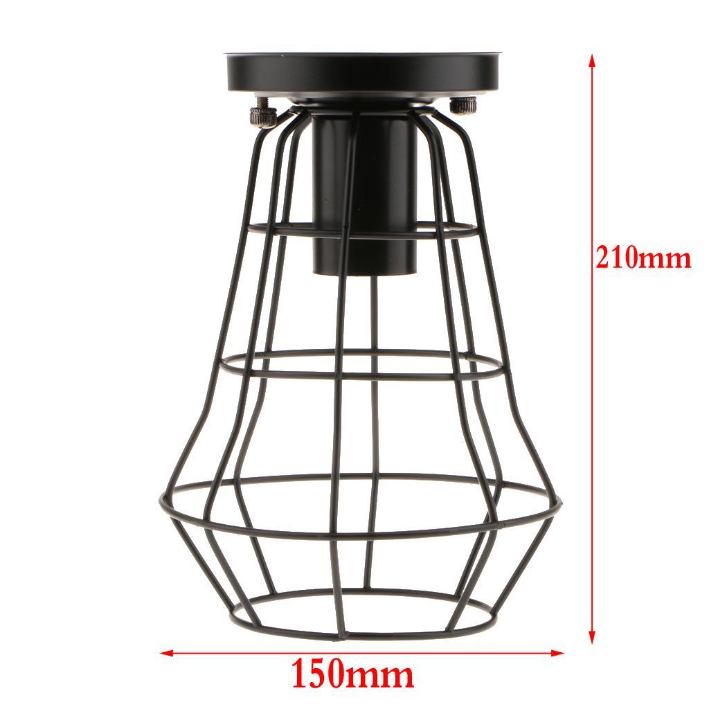 Retro vintage style iron ceiling lampshade pendant interior decoration