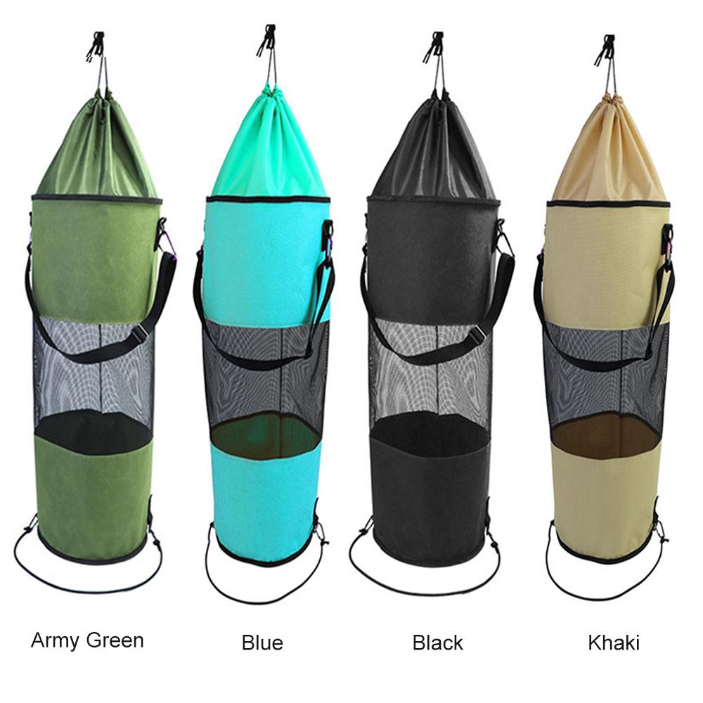 Túi Lưới Dây Rút Đựng Rác Cho Người Cắm Trại Chèo Thuyền Kayak