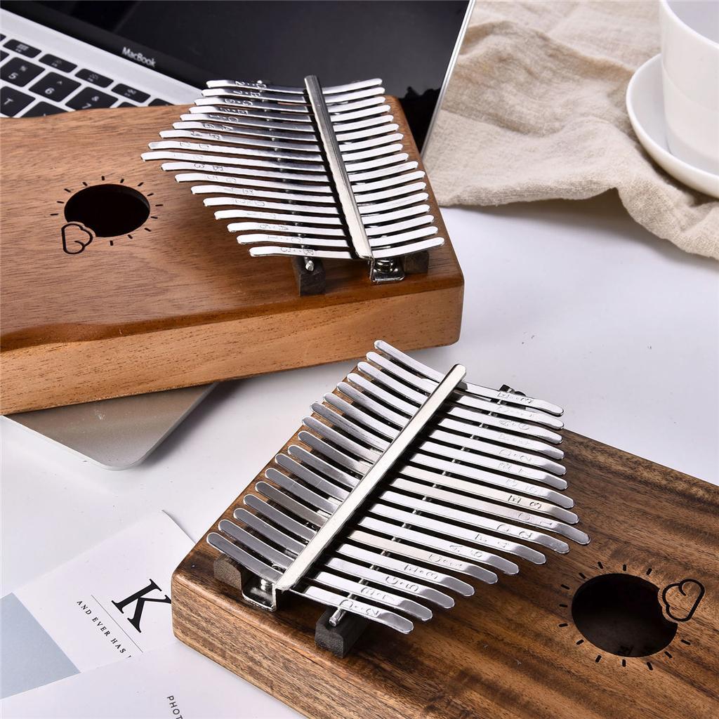 Kalimba Thumb Piano w/ Bag African Musical Instrument Percussion 17 Key Toy